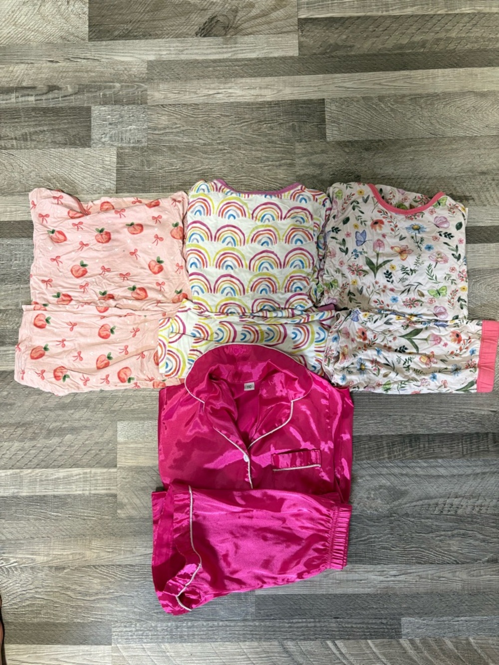 Girl’s Summer Pyjama Sets Lot of 4 Size 6